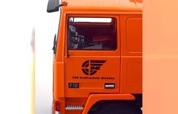 VOLVO F10 (1977), orange/schwarz