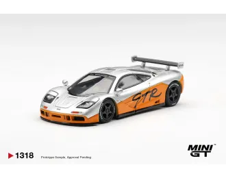 McLAREN F1 GTR Presentation (1995) LHD, silver / orange