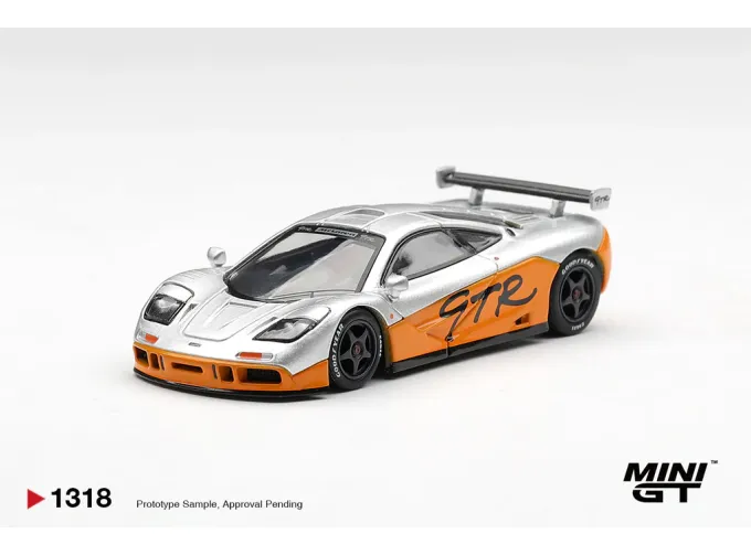 McLAREN F1 GTR Presentation (1995) LHD, silver / orange