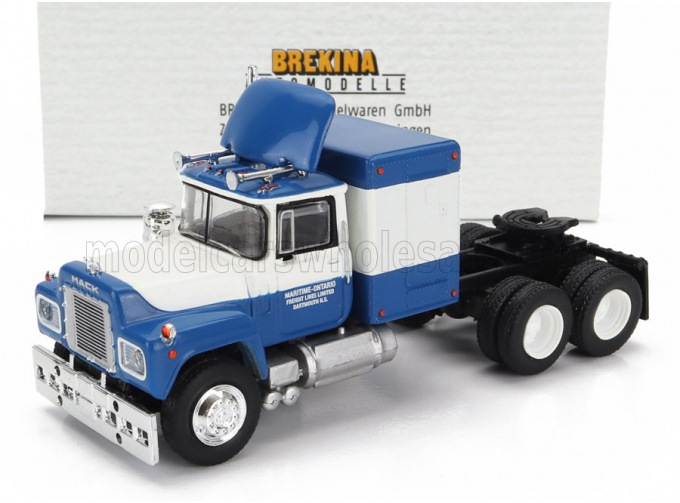 MACK Rs700 Mkii Tractor Truck 3-assi (1966), Blue White