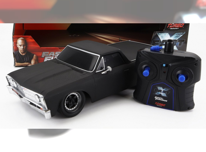 CHEVROLET El Camino Pick-up (ff10) Custom 1967 - Fast & Furious, Black