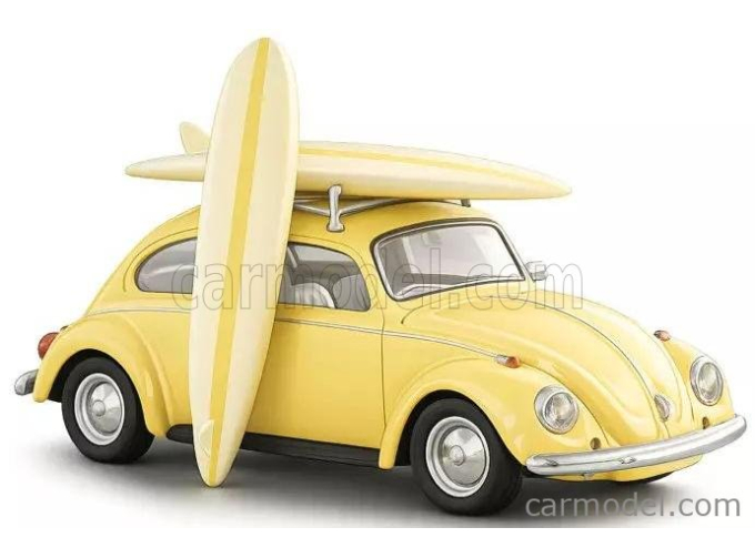 VOLKSWAGEN Beetle Maggiolino 1303 With Surf (1973), yellow