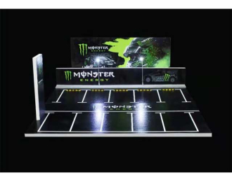 Diorama *Monster parking lot*, green/black