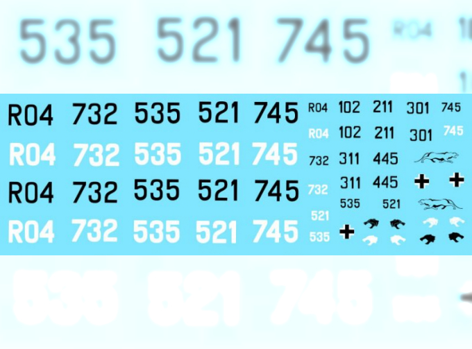 Набор декалей Pz.Kpfw V Ausf. D