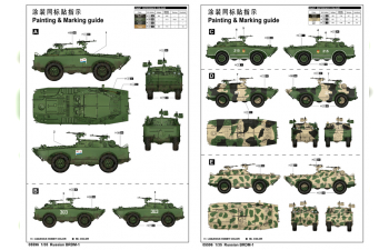 Сборная модель БТР советская БРДМ-1