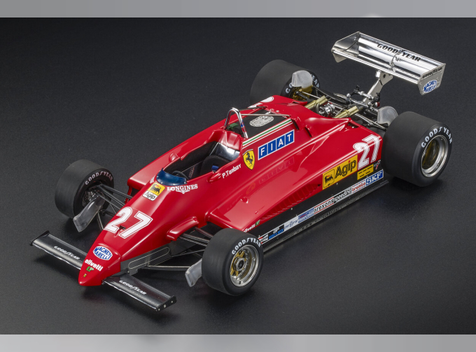 FERRARI F1 126c2 (late Version) №27 Winner German Gp (1982) Patrick Tambay, Red