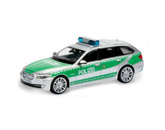 BMW 5er (F11) Touring Polizei (2010), silver / green