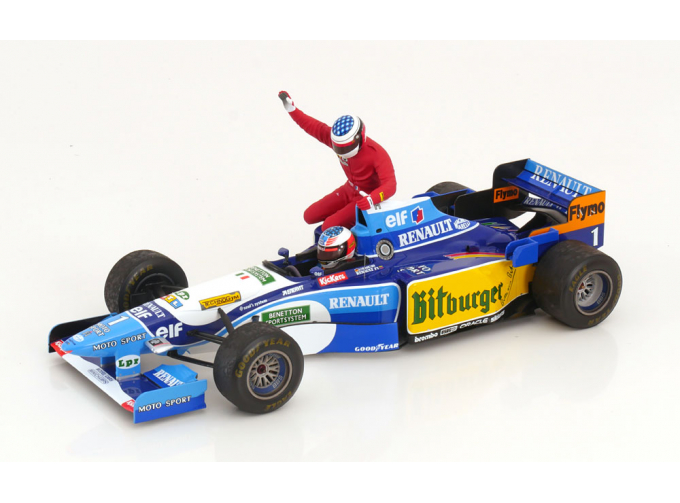 BENETTON Renault B195 Taxi GP Canada, Schumacher mit Alesi (1995)