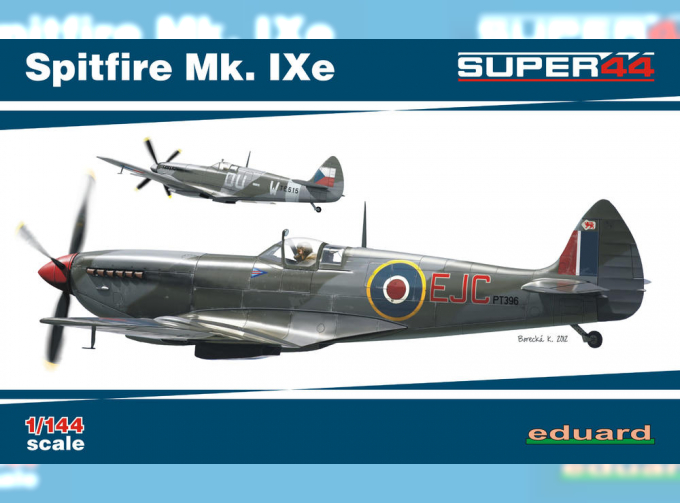 Сборная модель Британский истребитель Supermarine Spitfire MK.IXe (DUAL COMBO)