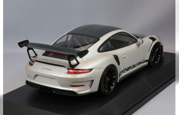 PORSCHE 911 GT3RS (991.2) Weissach Package - (2019), silver / black