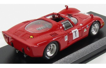 ALFA ROMEO 33.2 Le Mans Test (1968) Bianchi - Zeccoli - Grosselin - Trosch, Red