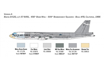 Сборная модель Самолет B-52G Stratofortress