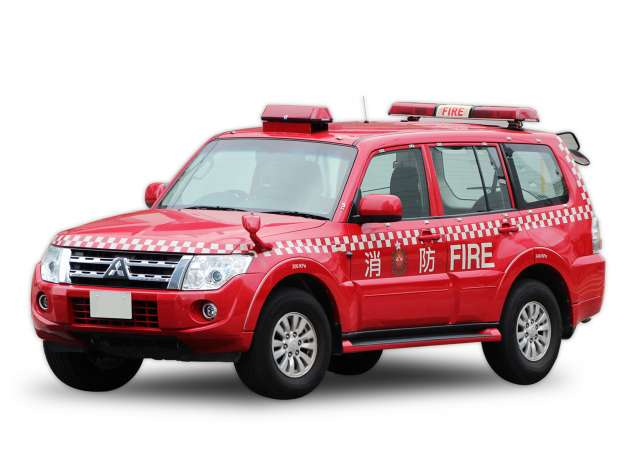 MITSUBISHI Pajero Пожарная служба Гонконга, красный