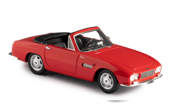 OSCA 1600 GT convertible top down by Fissore (1963), red