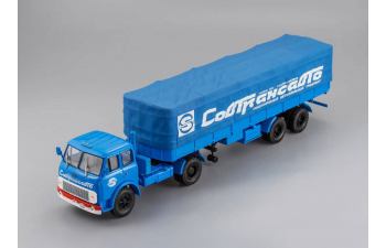 Минский 504В (поздний) с полуприцепом 5205А СовТрансавто, св.синий