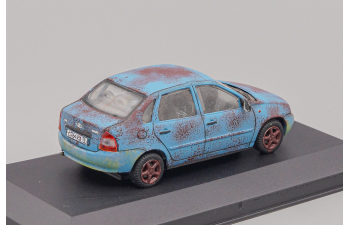 Lada Kalina, голубой