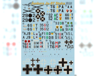 Junkers Ju - 87 Stuka Wet decal