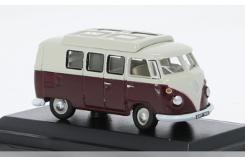 VOLKSWAGEN T1 Camper (1956), dark red/beige