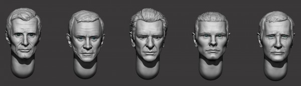 Головы (с волосами) №36