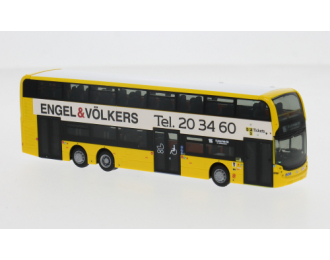 Alexander Dennis Enviro 500, BVG - Engel & Völkers, yellow