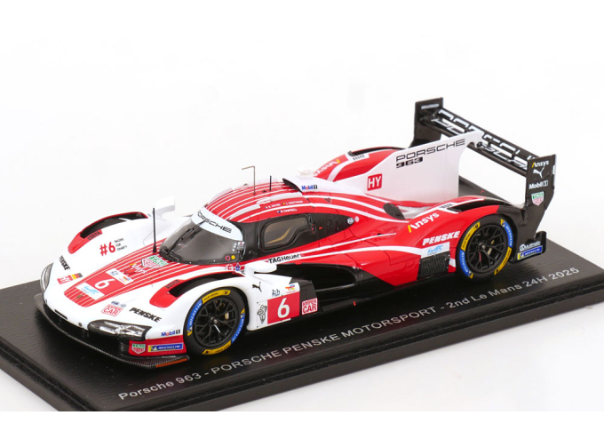 PORSCHE 963 №6 2nd 24h LeMans Kevin Estre, Laurens Vanthoor, Matt Campbell (2025)