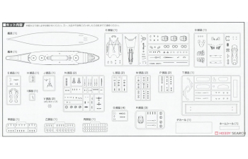 Сборная модель Super [Yamato] Full Hull Model