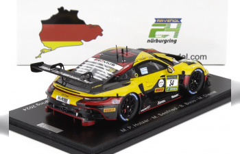 PORSCHE 911 992 Gt3 R Team Dinamic Gt №54 24h Nurburgring (2024) M.P.Holzer - M.Seefried - B.Buus - M.Dienst, Black Yellow Red