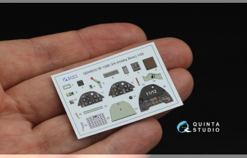 3D Декаль интерьера кабины Bf 109E-3/4 (HobbyBoss)