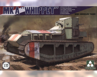 Сборная модель Британский средний танк Mk.A WHIPPET