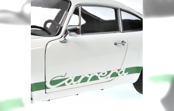 Porsche 911 Carrera RS 1972 белый с зеленым