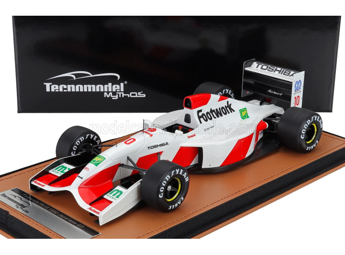FOOTWORK F1 Fa13 Mugen Honda №10 Japan Gp (1992) Aguri Suzuki, White Red