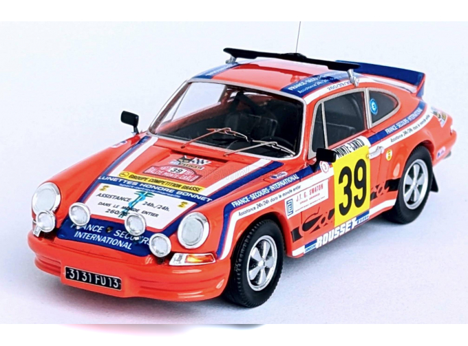 PORSCHE 911 Carrera Rs (night Version) N 39 Rally Montecarlo (1977) Gerard Swaton - Bernard Cordesse, Orange