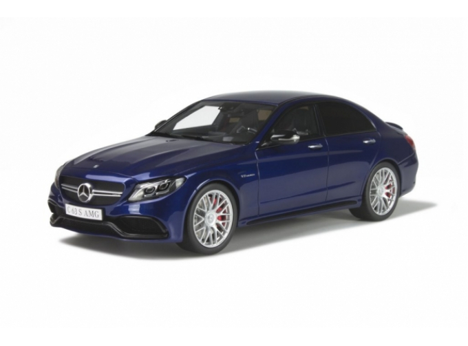 Mercedes-Benz C63 S Sedan (blue)