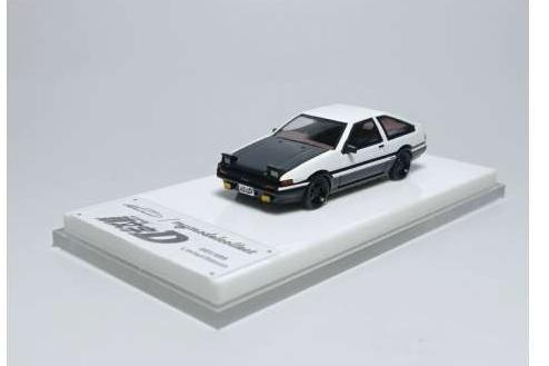 TOYOTA AE86 Trueno, black/white