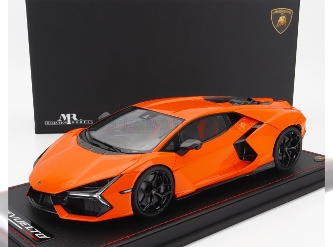 LAMBORGHINI Revuelto (2023) - Con Vetrina - With Showcase, Arancio Apodis - Orange