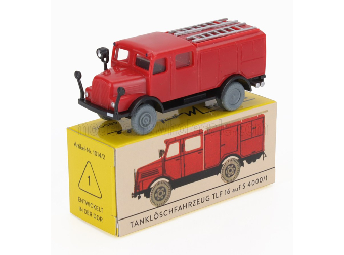 OPEL Tlf 16 Tank S 4000/1 - Пожарная автоцистерна, красный