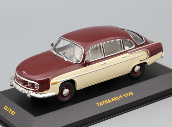 TATRA 603/1 (1970), burgundy / beige