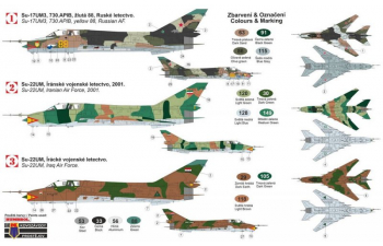 Сборная модель самолета Suchoj Su-17UM3/Su-22UM