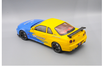 NISSAN Skyline GT-R, жёлтый, 26 см.