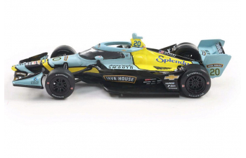 CHEVROLET Team Ed Carpenter Racing №20 Indianapolis Indy 500 Indycar Series (2025) Alexander Rossi, Light Blue Yellow Black