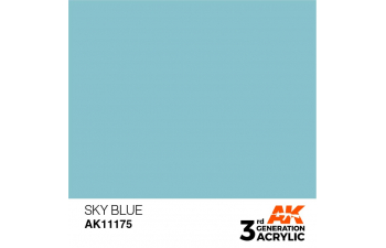 Краска акриловая 3rd Generation Sky Blue 17ml