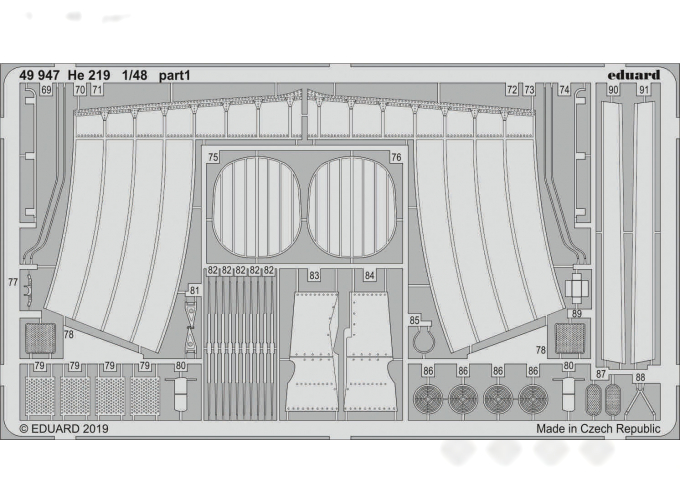 Фототравление для He 219