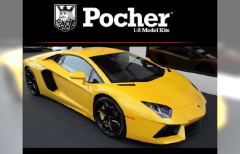 Сборная модель LAMBORGHINI Aventador Lp700-4 (2011), Yellow