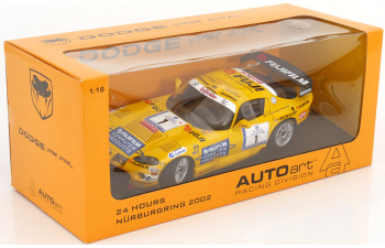 DODGE Viper GTS-R Winner 24h Nuerburgring, Lamy/Lechner/Zakowski (2002), yellow