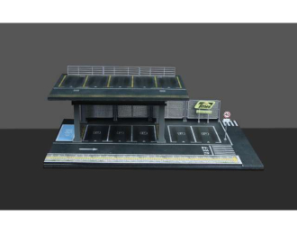 Diorama *C-building scene*, various