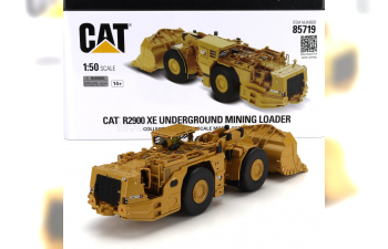 CATERPILLAR Cat R2900 Xe Ruspa Scraper Tractor Underground Mining Loader, Yellow Black