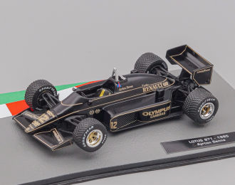 (Уценка!) LOTUS F1 97t Renault Turbo №12 Season (1985) Ayrton Senna, Black Gold