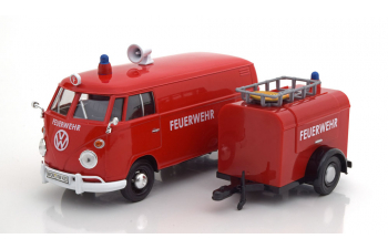 VOLKSWAGEN Bulli T1 mit Anhänger fire engine nothing to be opened