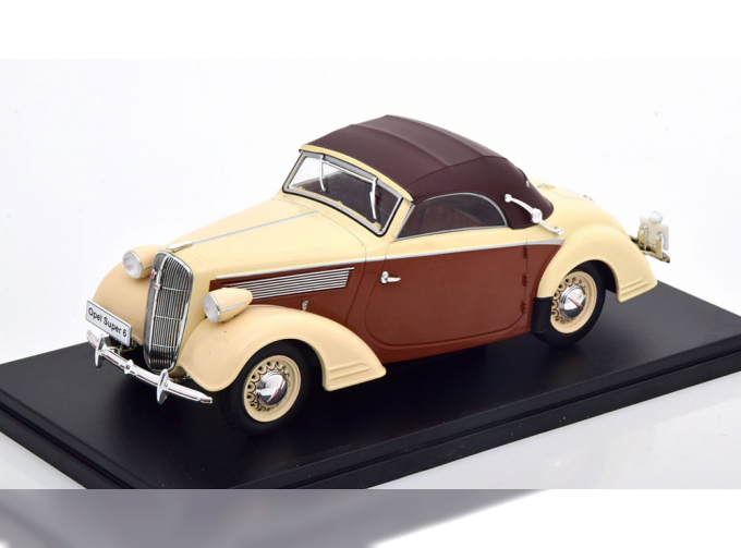 OPEL Super 6 Hebmueller Convertible (1937), creme brown