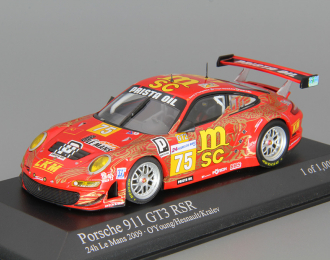 PORSCHE 911 GT3 RSR O'Young/Hesnault/Kralev 24h LeMans (2009), red